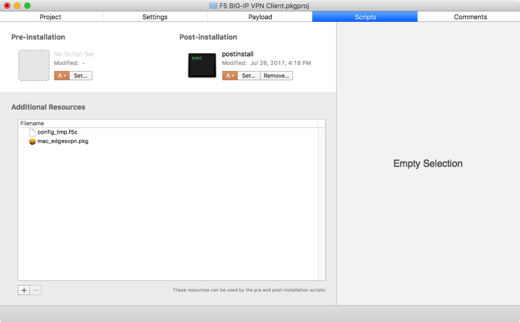 latest f5 client for mac